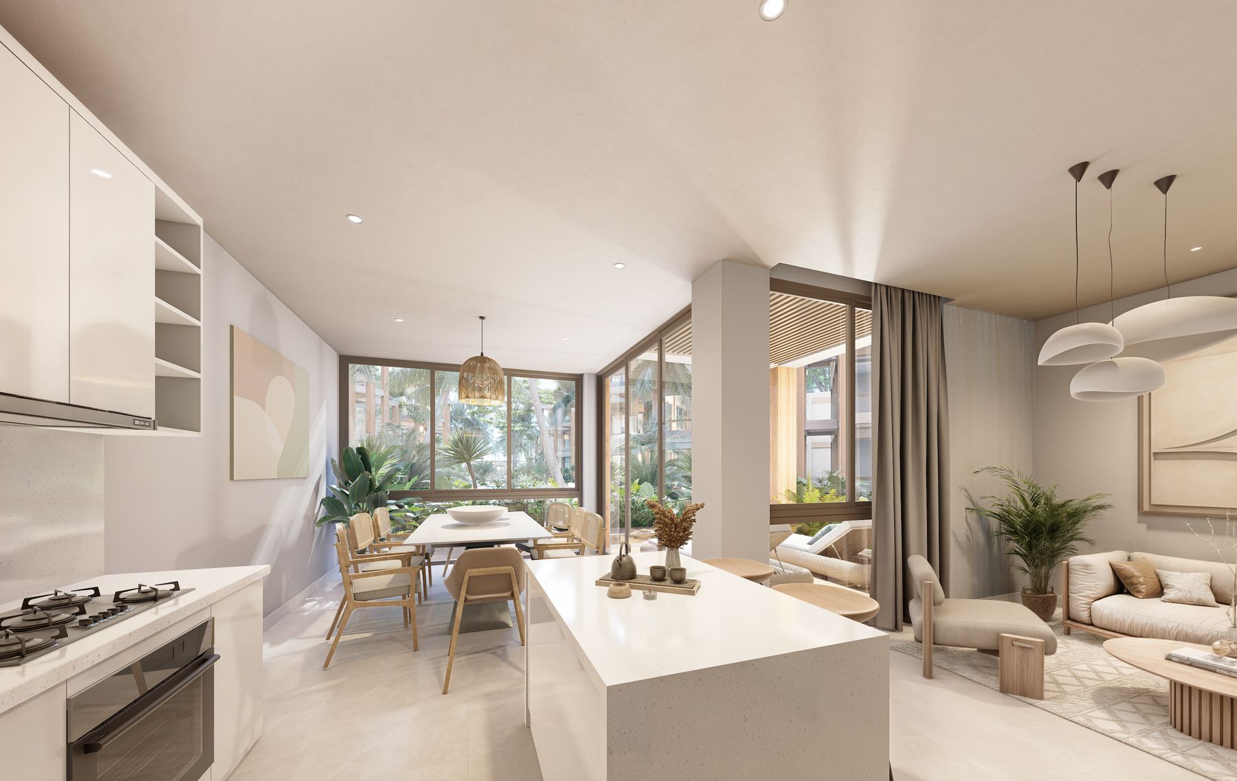 One-bedroom residence