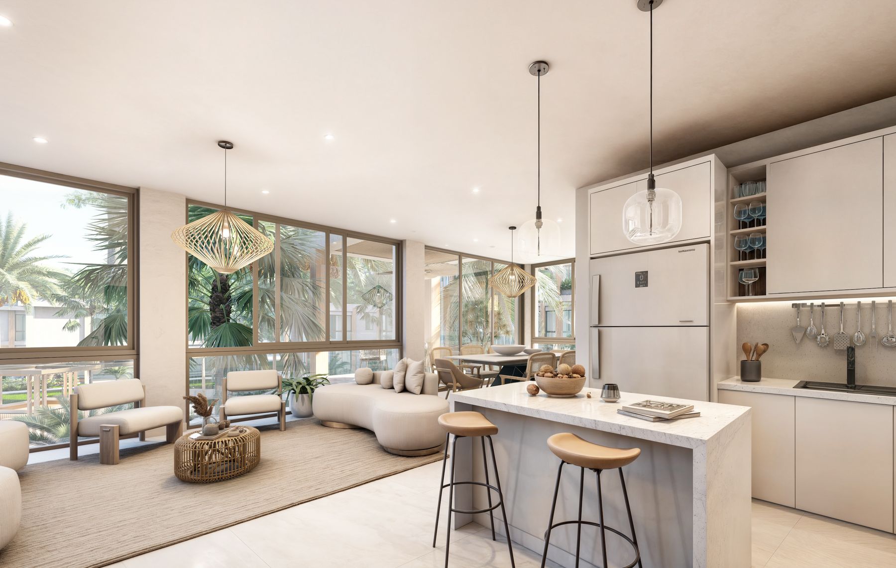 Penthouse one-bedroom