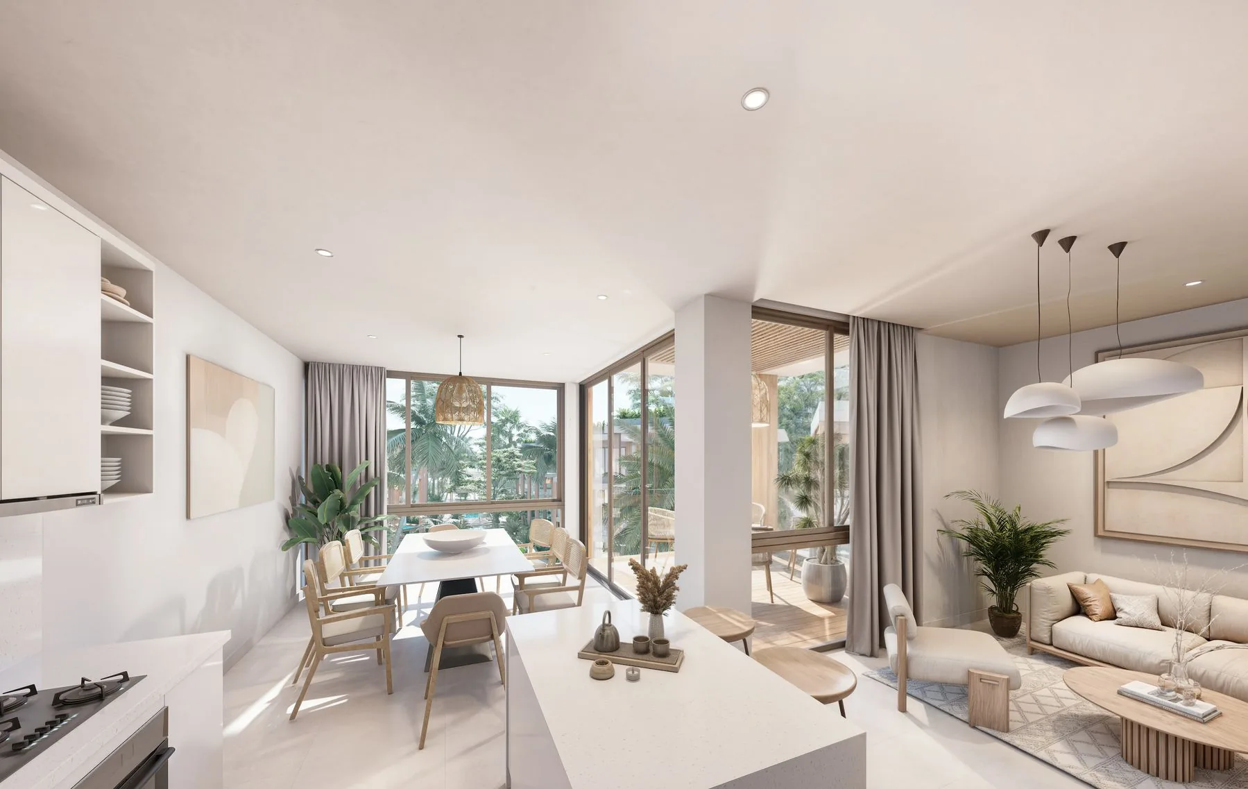 Beachfront residence