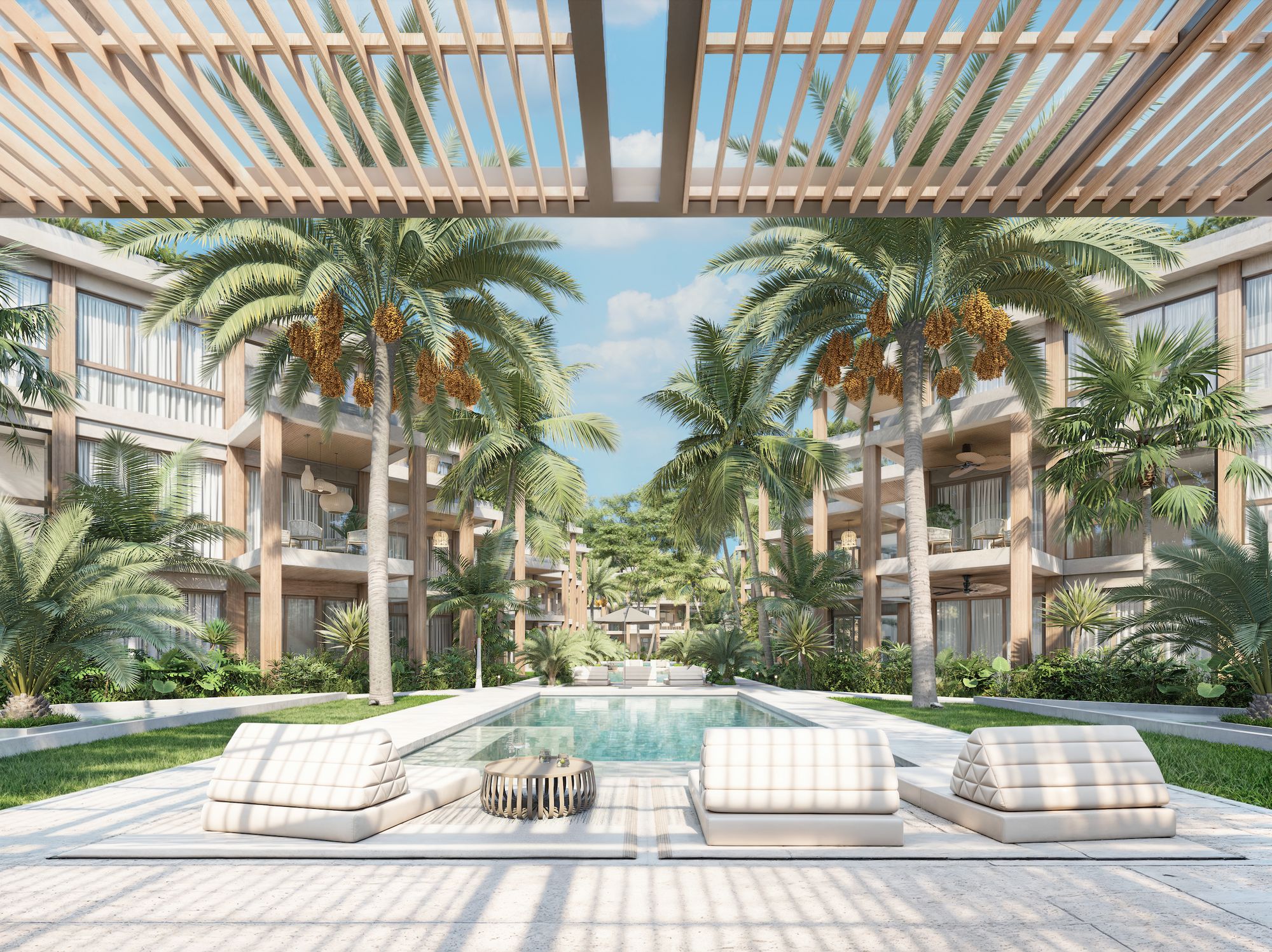 Pool and social area